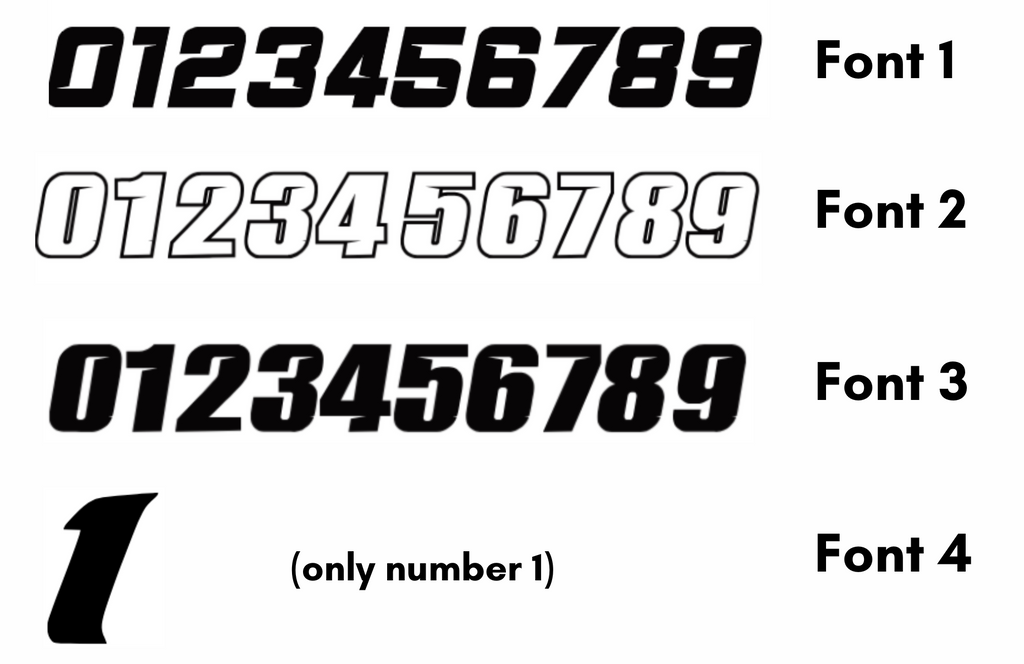 MOTOCUTZ CUSTOM PLATE DECAL