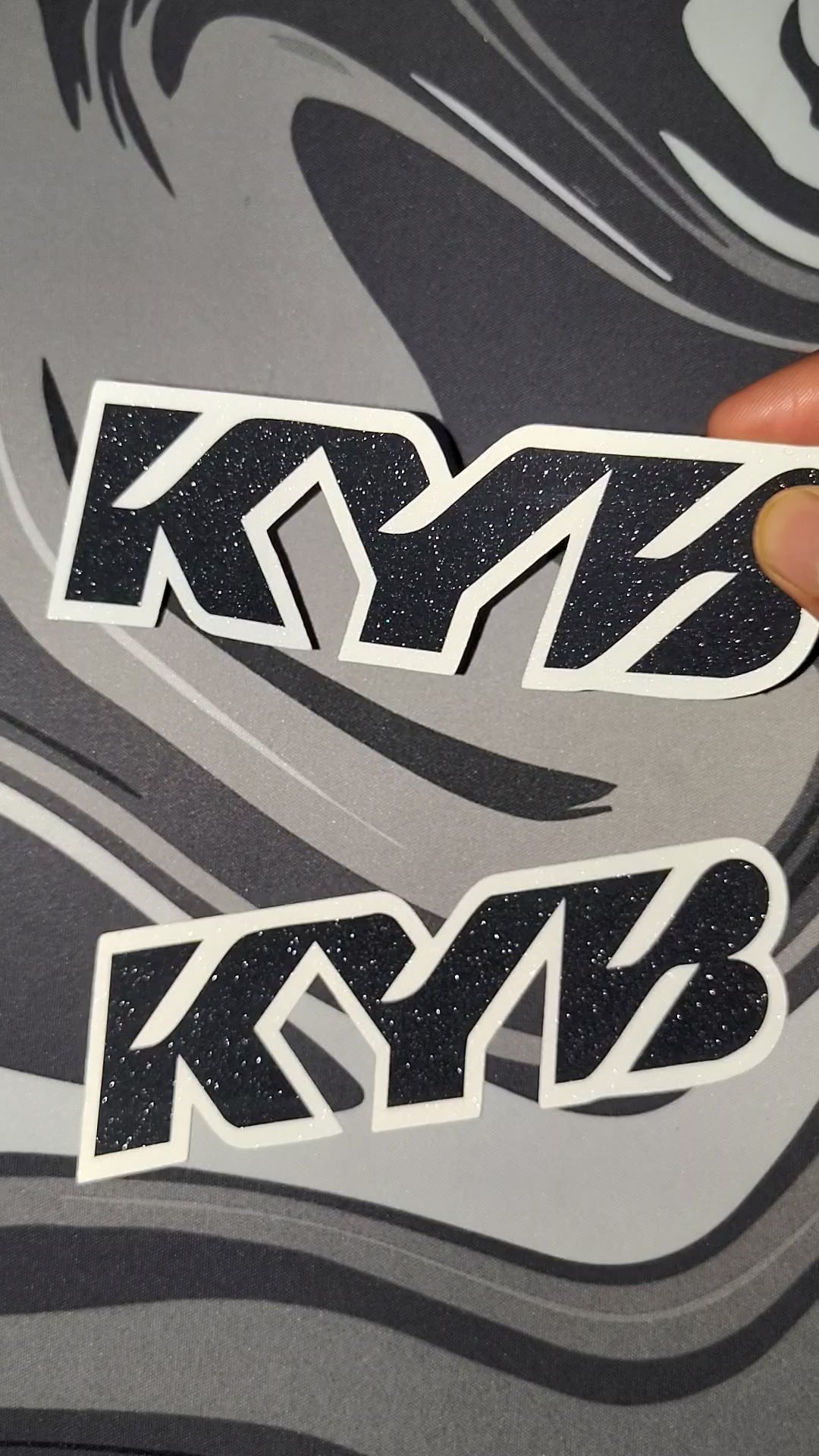 KYB Fork Decals (pack of 2)